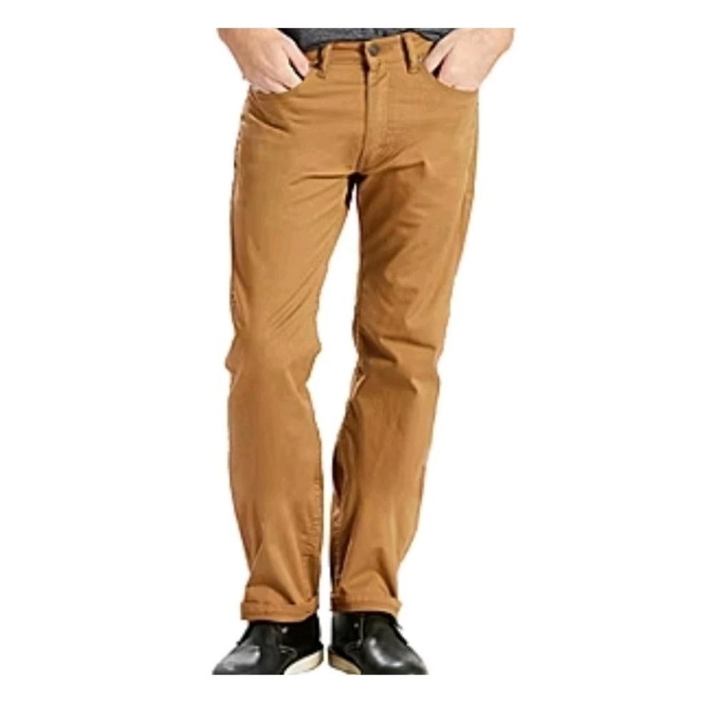 Levis 505 Men’s Size 38x 32 Regular Straight Fit‎ Corduroy Jeans Khaki Pants NEW